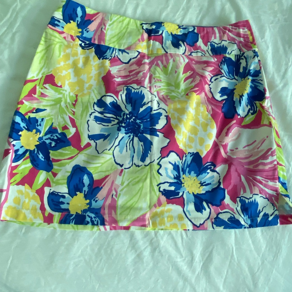 Rafaella Blue and Pink Mini Skirt Resort Wear